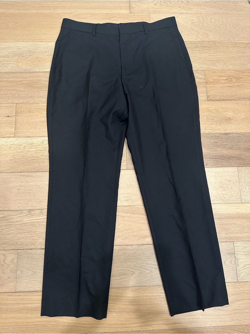 J.Crew 32x30 Black BT800 Crosby Classic Loro Piana Super 120s Italian Wool Pants